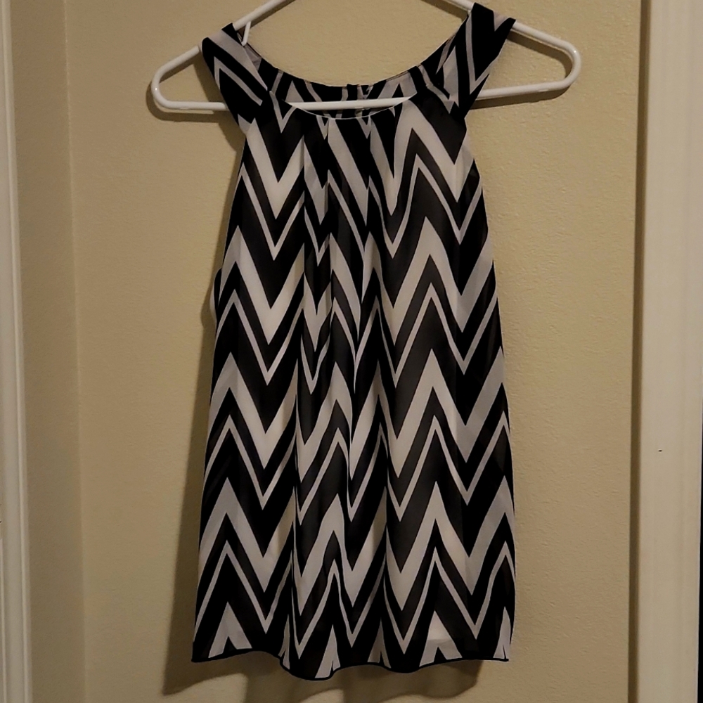IZ Byer Chevron Halter Top
